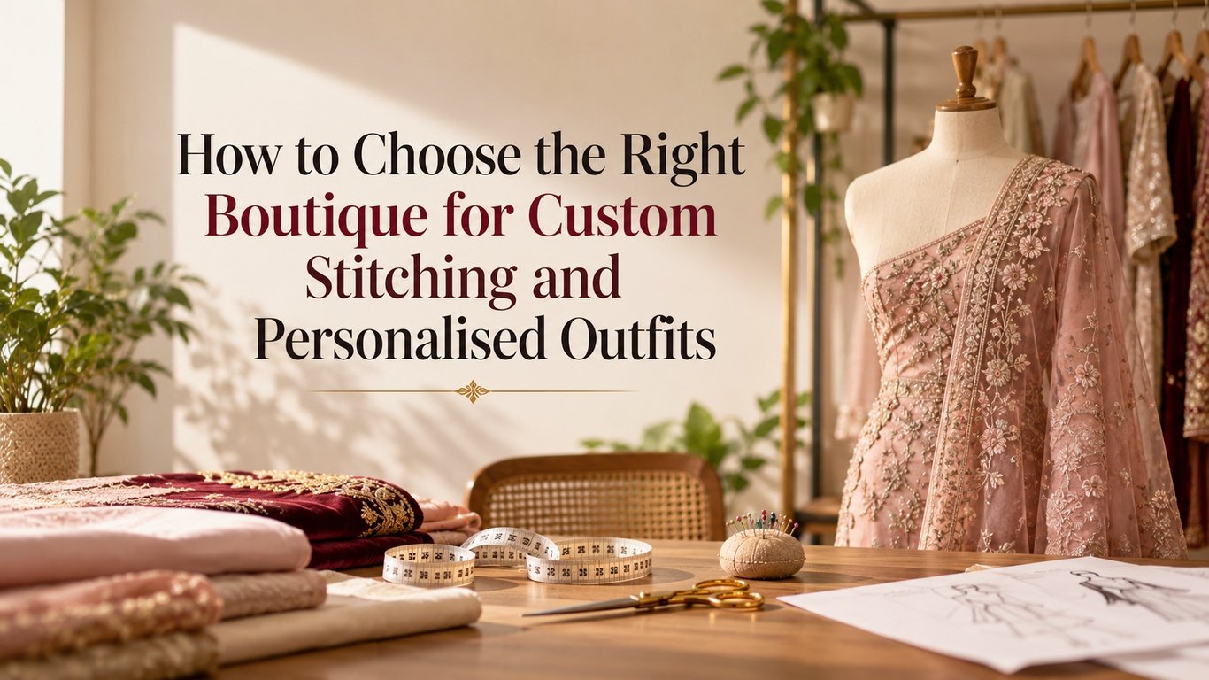 How to Choose the Right Boutique for Custom Stitching and Personalised Outfits